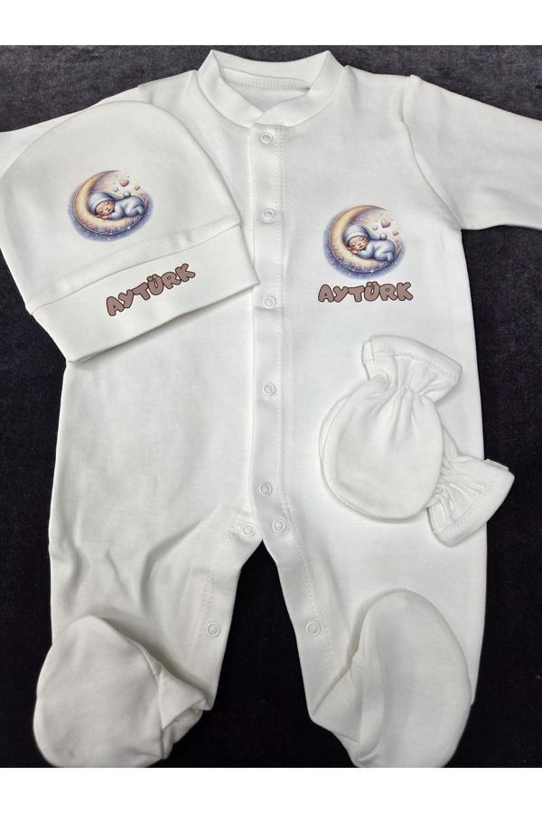 Lupi Bebek Tulum Hediyelik Bebek Yenidogan Hediye İsimli Tulum - Image 1