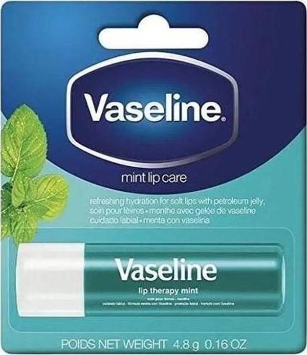 Vaseline Dudak Nemlendirici Lip Balm 4.8 Gr - Mint - Image 1