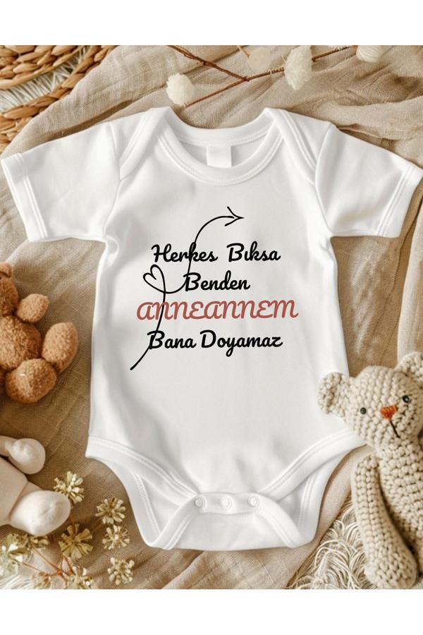 Lupi Anneanne Yazılı Bebek Zıbın - Image 1