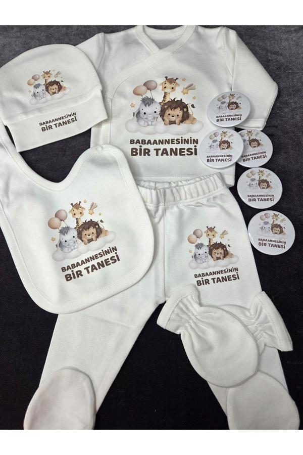 Lupi Babaanne Yazılı 5 Parça Set - Image 1