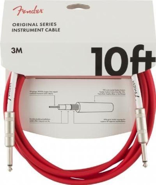 Fender Original Fiesta Red 3 Metre Enstrüman Kablosu - Image 1