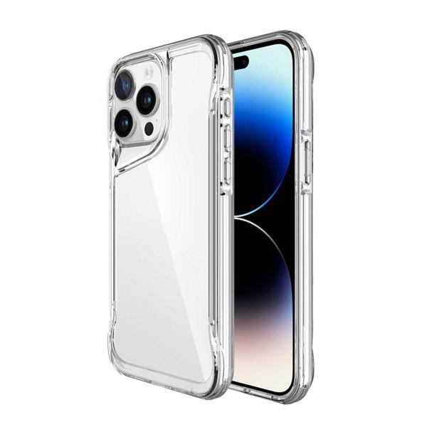 iPhone 15 Pro Uyumlu KHYR T-Max Kılıf-Renksiz - Image 1