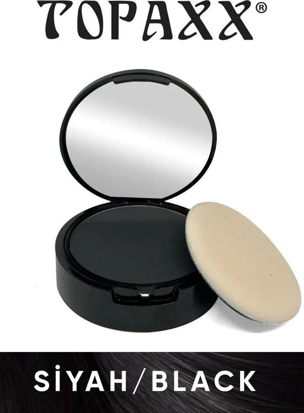 Topaxx Siyah/black 14gr Suda Çıkmayan Saç Sakal Dolgunlaştırıcı Topik Pudra - Image 1