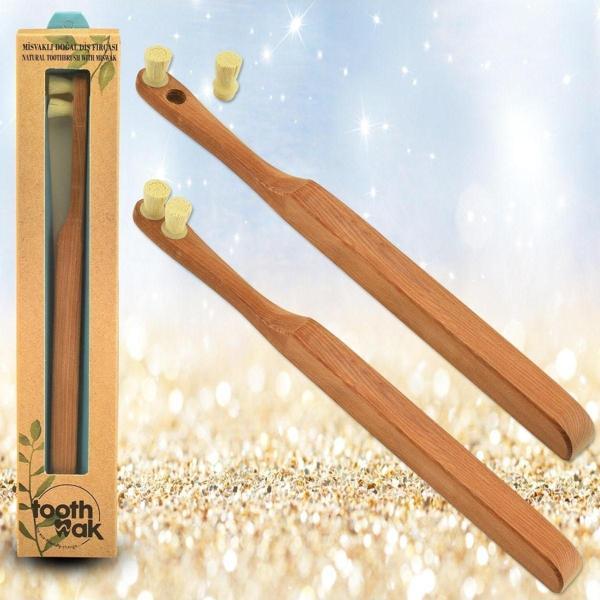 Toothwak Organik Misvak Başlıklı Diş Fırçası - Image 1