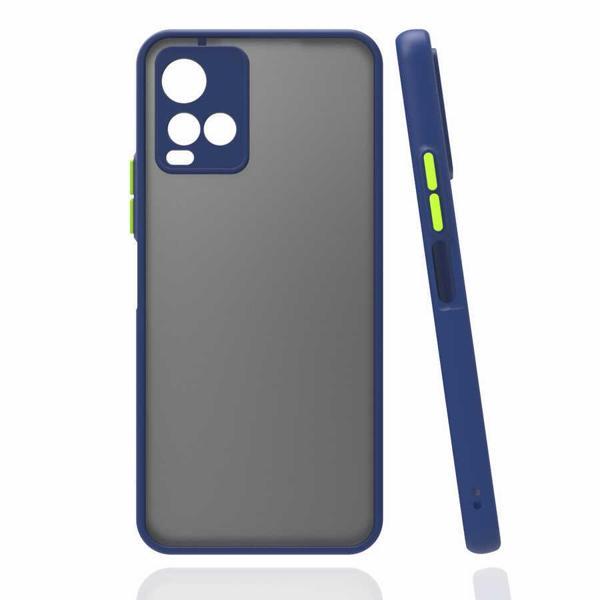 Vivo Y32 Kılıf KHYR Hux Kapak - Lacivert - Image 1