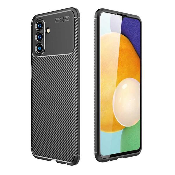Galaxy A13 5G Kılıf KHYR Negro Silikon Kapak - Siyah - Image 1