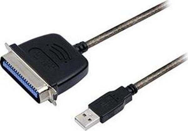 S-Link Swapp Sw-U614 Siyah Usb To Parallel (Cn36M) Kablo - Image 1