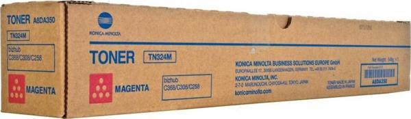 Minolta Konica Tn-324M Magenta Kırmızı Orjinal Fotokopi Toneri Bizhup C258-308-368 26.000 Sayfa Kapasiteli - Image 1