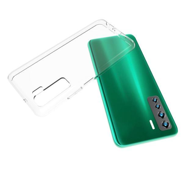 Huawei P40 Lite 5G Kılıf KHYR Süper Silikon Kapak - Renksiz - Image 1