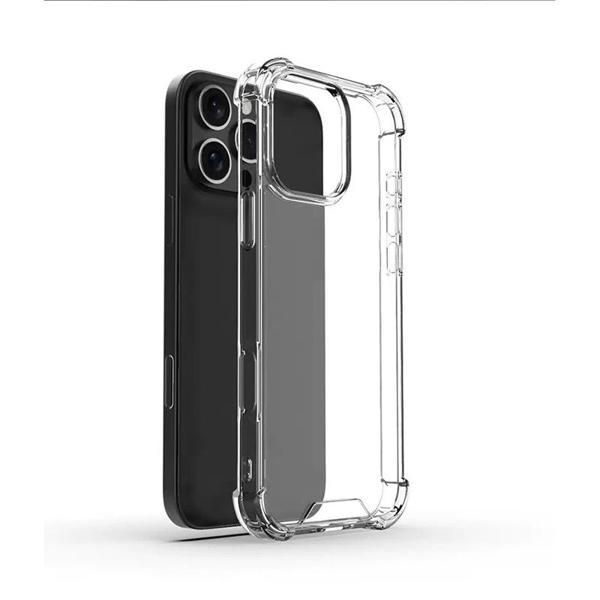 iPhone 16 Pro Max Kılıf Zore Nitro Anti Shock Silikon - Şeffaf - Image 1