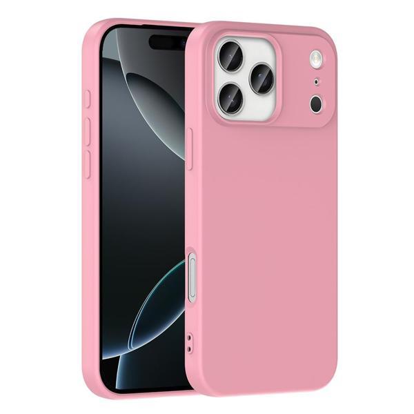 iPhone 17 Pro Kılıf Zore Mara Lansman Kapak - Açık Pembe - Image 1
