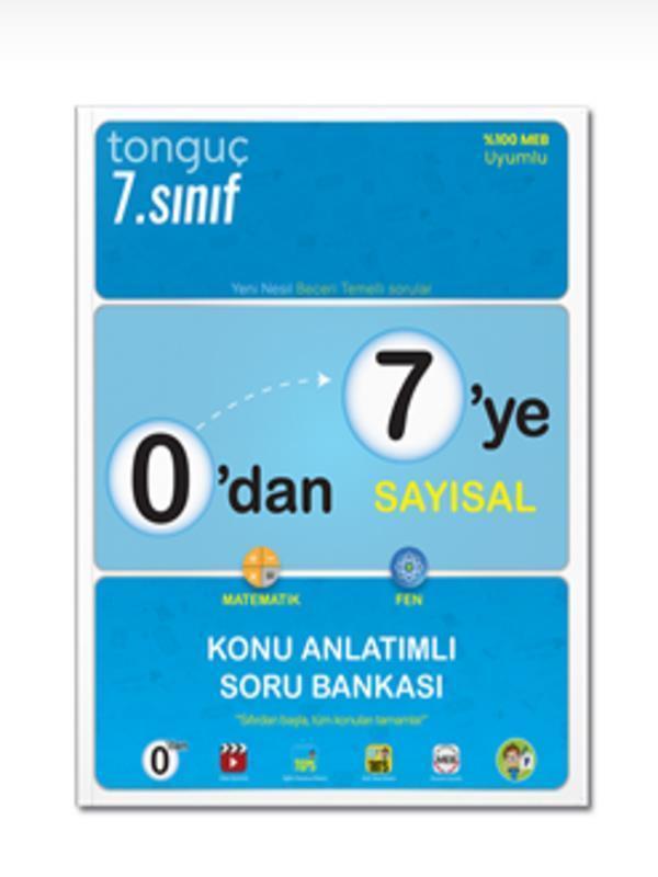 Tonguç Akademi 7. Sınıf 0 dan 7 ye Sayısal Konu Anlatımlı Soru Bankası - Tonguç Akademi - Image 1
