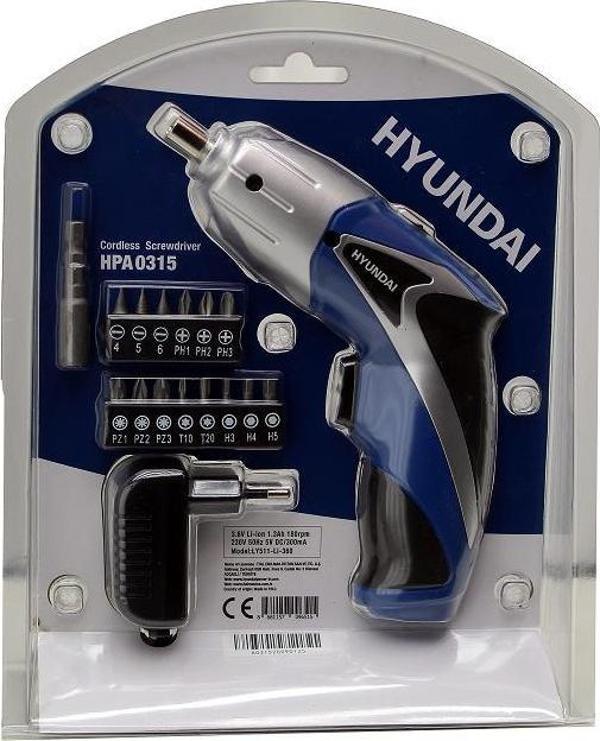 Hyundai HPA0315 Li-ion Akülü Vidalama 3.6V 1.3Ah - Image 1