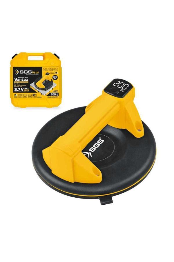 Sgs 200 Kg Akülü Vakumlu Seramik Ahşap Cam Taşıma Vantuzu 3,7 Volt 2 Amper Sgs5421 - Image 1