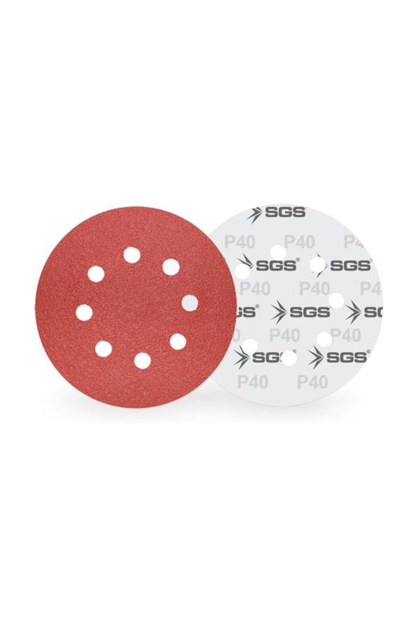 Sgs Cırtlı Zımpara Ao 150 Mm 60 Kum 6 Delikli - Image 1