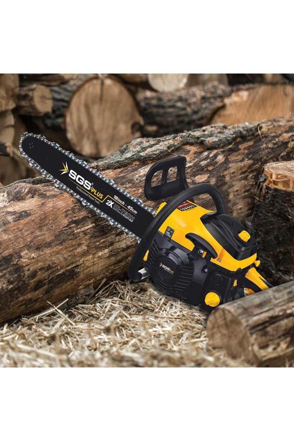 Sgs Profesyonel Benzinli Ağaç Kesme Motoru 52 Cc - Image 1