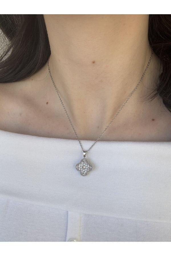 Atelier Emine Gümüş Yonca Kolye - Image 1