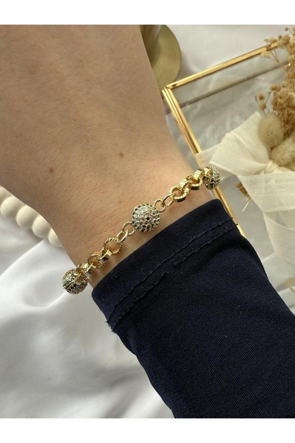 Atelier Emine Evil Eye Gold Bileklik - Image 1