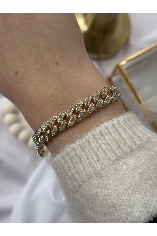 Atelier Emine Gold Vıp Zincir Bileklik - Image 1