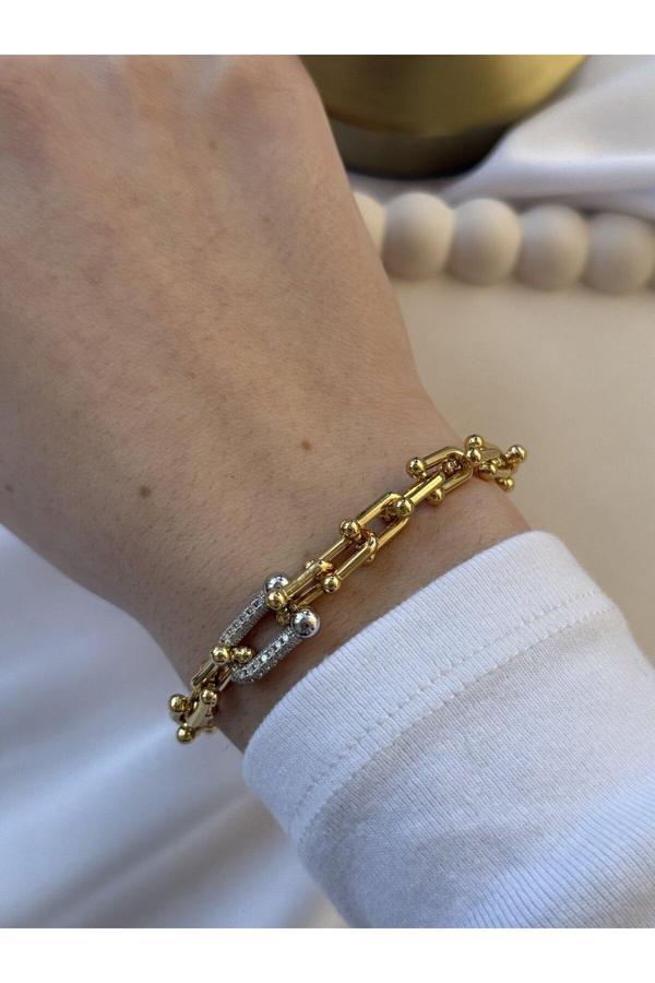 Atelier Emine Çift Renk Tasarım Tıffany Bileklik - Image 1