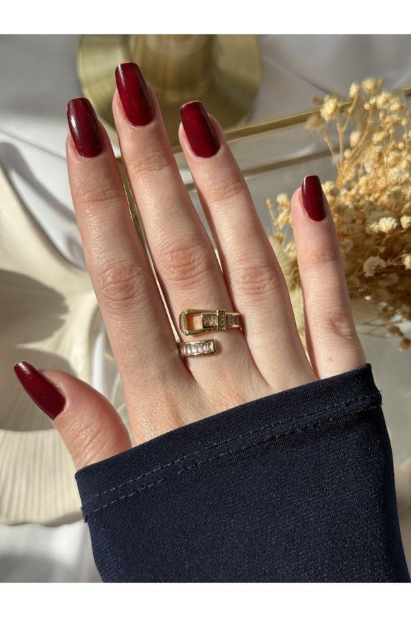 Atelier Emine Yılan Model Gold Yüzük - Image 1