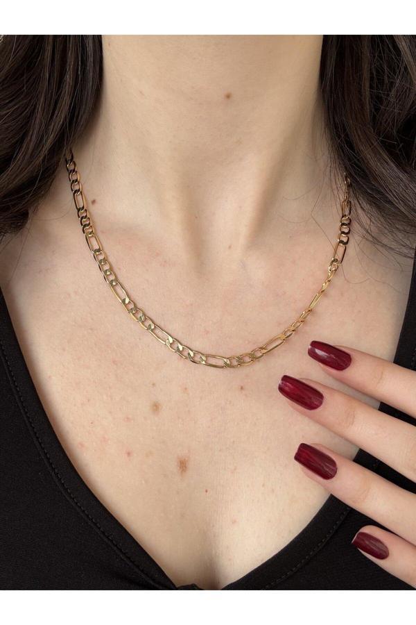Atelier Emine Gold Figaro Zincir Kolye - Image 1