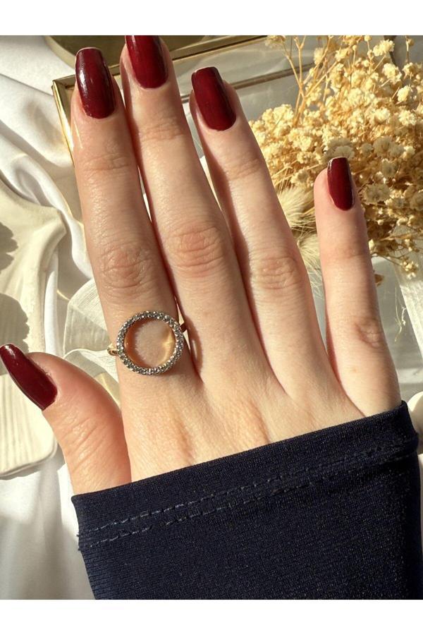 Atelier Emine Gold Silver Halka Yüzük - Image 1