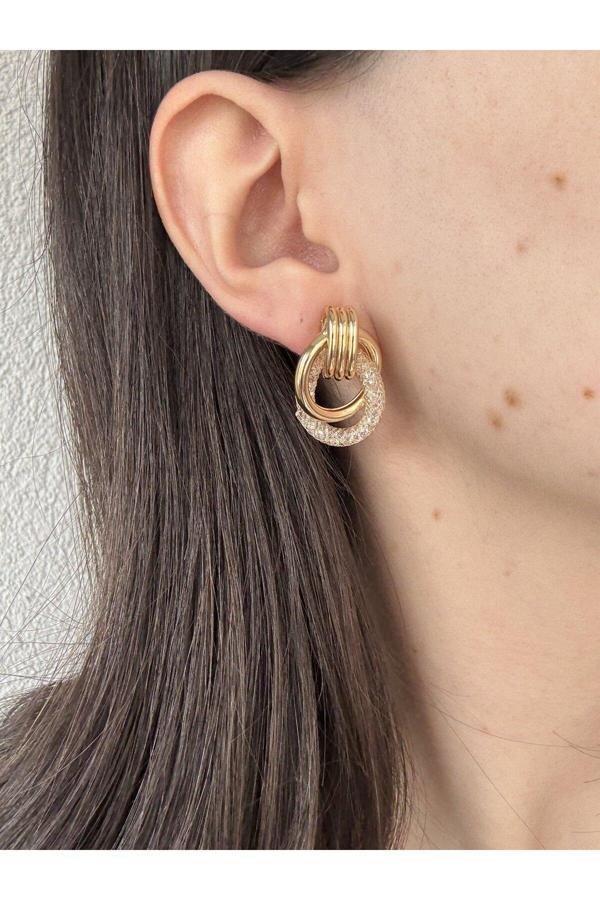 Atelier Emine Gold Ataç Küpe - Image 1