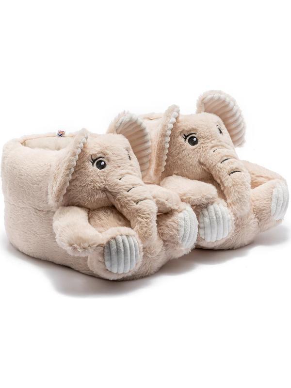 TWIGY TW ELFİ BEJ KADIN HAYVANLI PANDUF 36/41 - Image 1