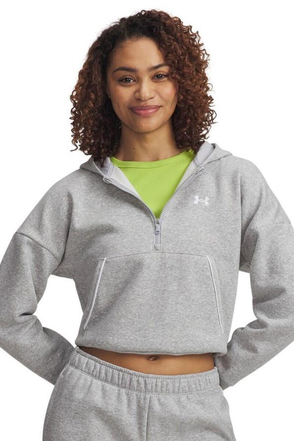 Under Armour Rival Flc Piped Hz Kadın Sweatshirt - Image 1
