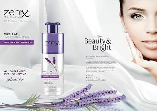 Zenix Makyaj Temizleme Suyu 400 ml. İki Faz - Image 1