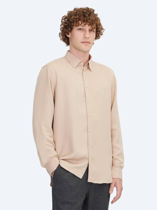 Somon Regular Fit Dokuma Casual Gömlek - Image 1