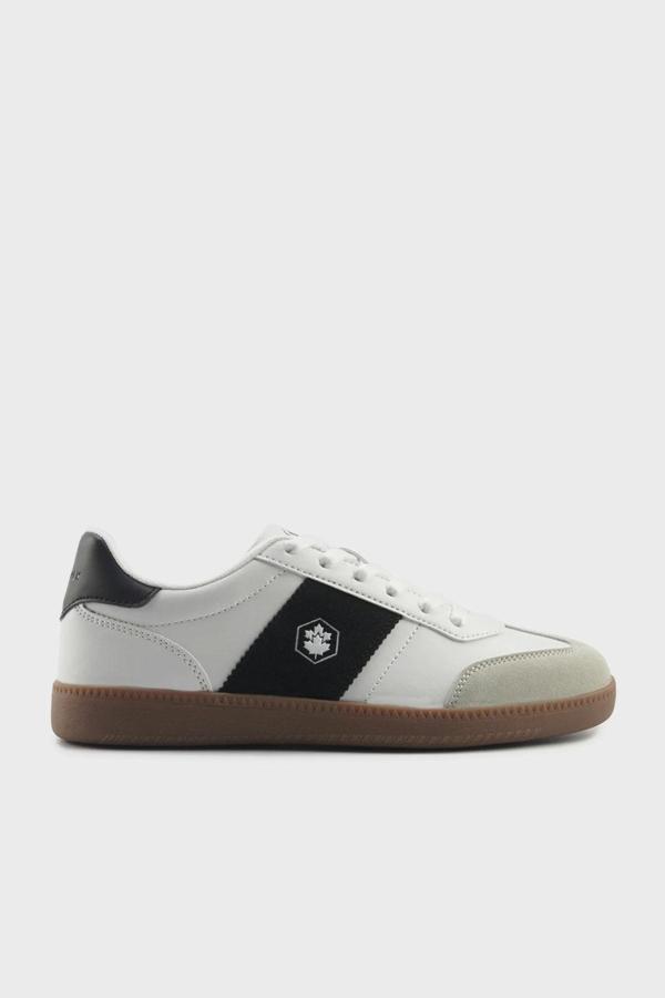 Lumberjack Logolu Süet Detaylı Sneaker Bayan Ayakkabı KOLN 5FX BEYAZ - Image 1
