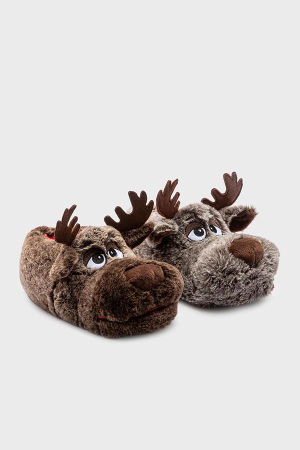 Twigy Tw Disi Sessiz Taban Hayvanlı Erkek Panduf GG0510 GRİ - Image 1