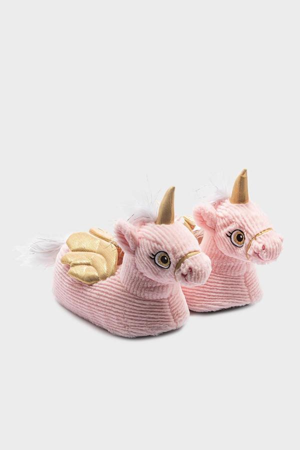 Twigy Tw Lio Sessiz Taban Hayvanlı Bayan Panduf EE0560 PEMBE - Image 1
