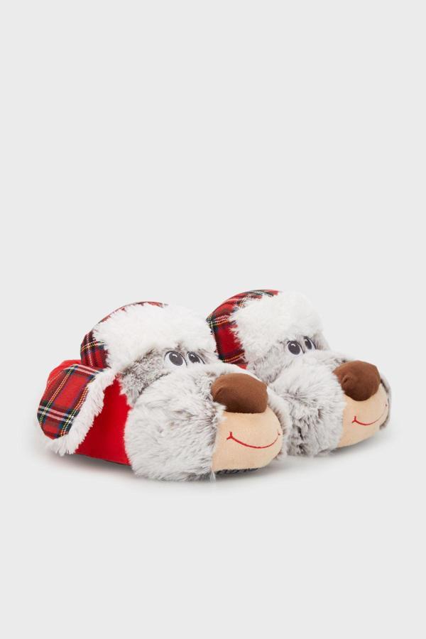 Twigy Tw Goldi Sessiz Taban Animal Erkek Panduf CC0501 KAHVE - Image 1
