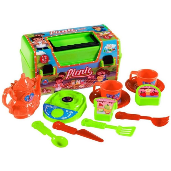 Çantalı Piknik Seti 12 Parça - KS-850 - Image 1