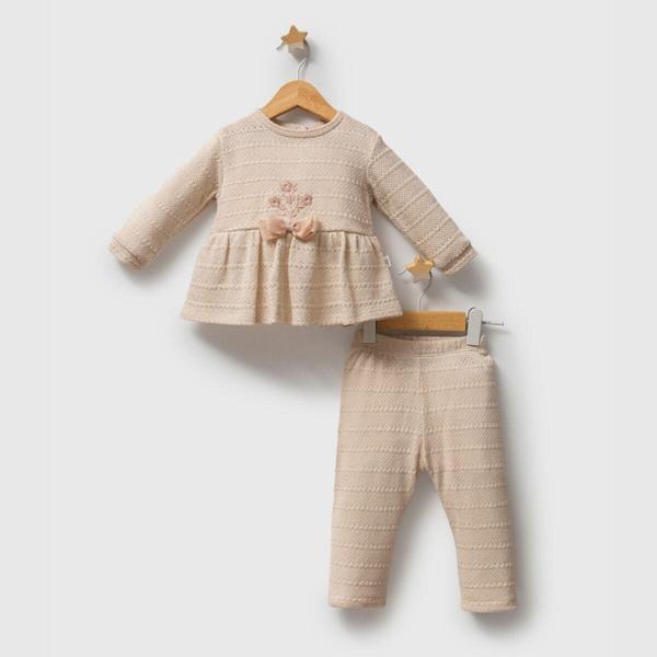 Tongs Baby Magic Forest 2'li Takım 5642 Krem - Image 1