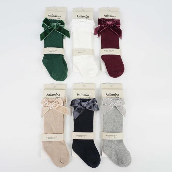 Katamino Rozi Aks. Kız Bebek Golf Çorap K12075 Asorti - Image 1