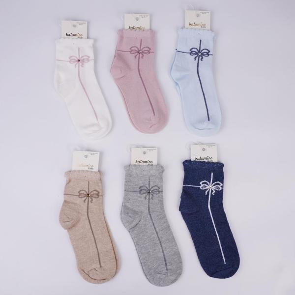 Katamino Kumru Kız Soket Çorap K22224 Asorti - Image 1
