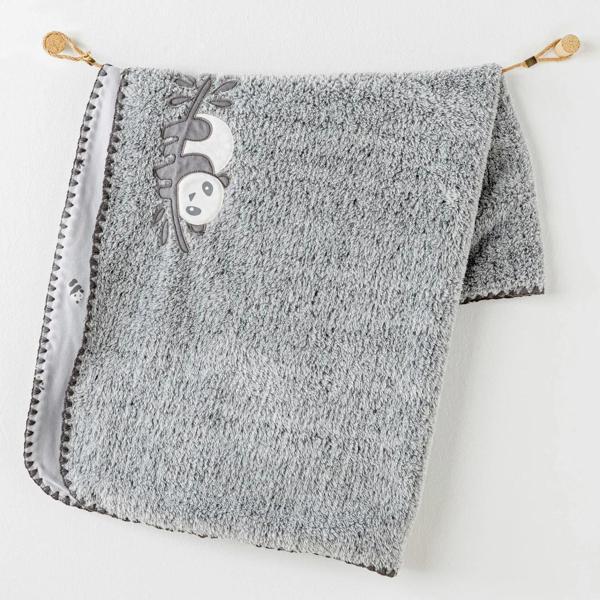 Andywawa AC26033 Keep Smiling Welsoft Battaniye 90x85 Grey - Image 1