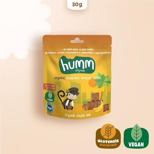 Humm Organik Glutensiz Vegan Muzlu Kek 30 Gr - Image 1