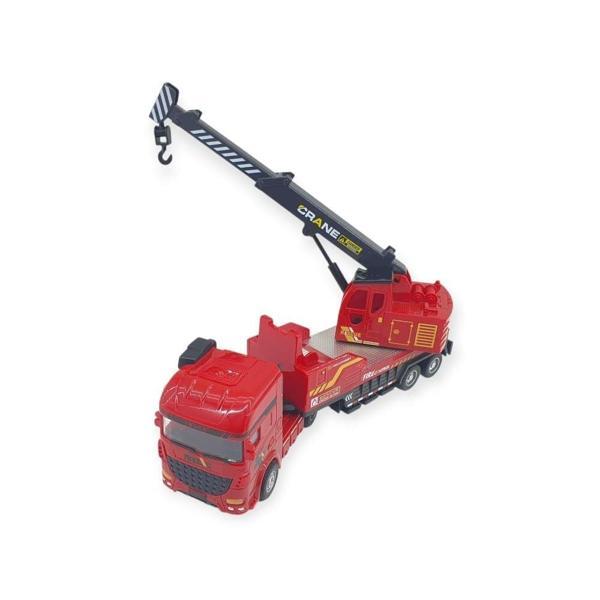 Metal İtfaiye Arabası - Vinç 26cm - 706-43 - Image 1