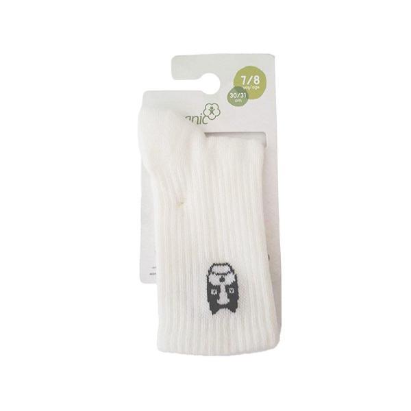 Bibaby Biorganic New Animals Yaş Soket Çorap 68425 Ekru - Image 1