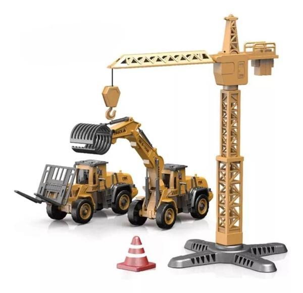 Mega Vinç Kepçe Kırıcı Montaj İnşaat Seti - Image 1