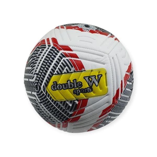 Futbol Topu Dikişli Kabartma Yüzey 420 gr No:5 - FB-680-SİYAH - Image 1