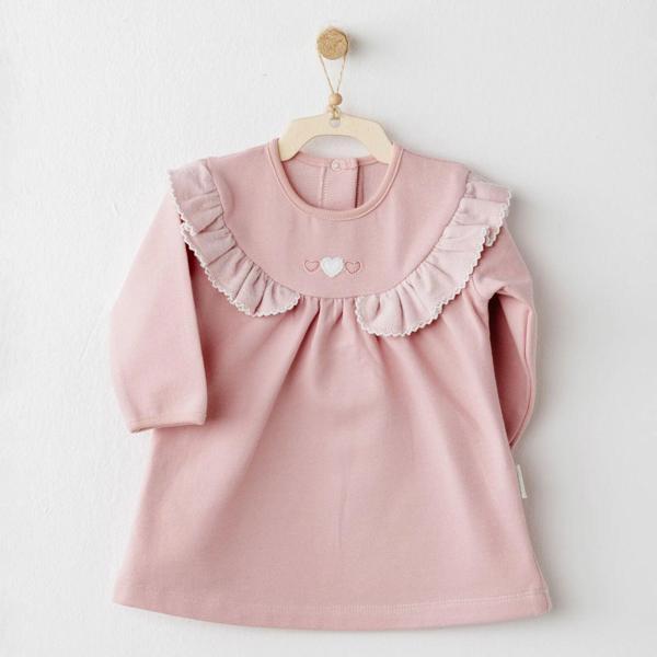 Andywawa AC26092 Mon Petit Amour Elbise Pink - Image 1