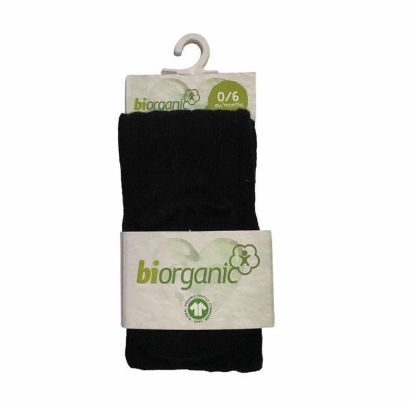 Bibaby Biorganic Klasik Düz Siyah Külotlu Çorap 68462 Siyah - Image 1