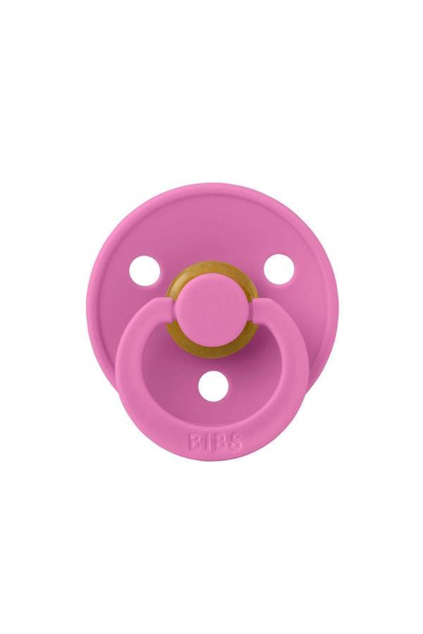 Bibs Colour Kauçuk Emzik 6-18 Ay Bubblegum - Image 1