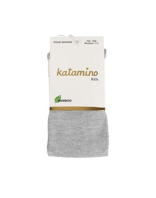 Katamino Mirabel Kız Bambu Külotlu Çorap K30207 Gri - Image 1